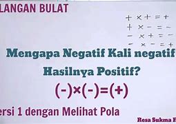 Positif Kali Positif Sama Dengan